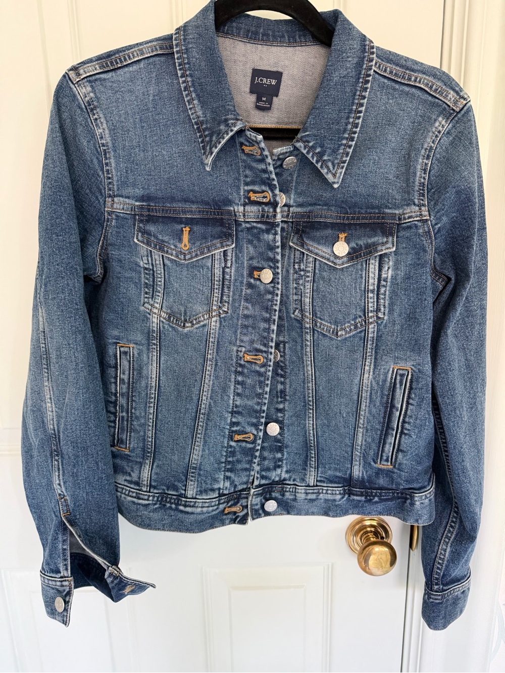J. Crew Medium Wash Blue Denim Jacket